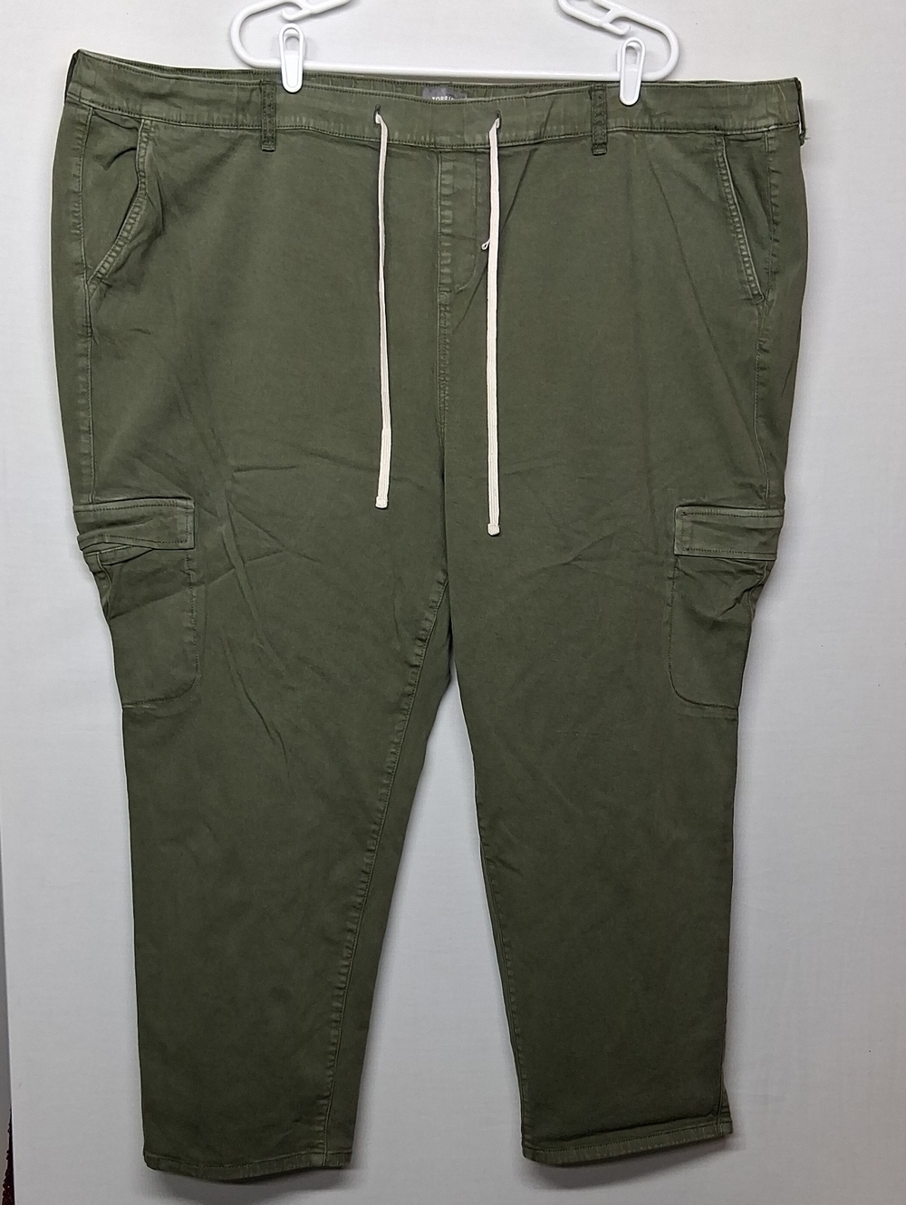 Torrid Olive Drawstring Cargo Pants - Picture 2 of 10